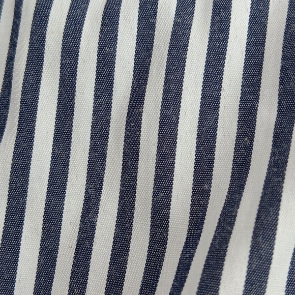 Honey Punch Women’s Size L Stripe Gray Pullover Sweater V-Neck Nautical Layer - Picture 10 of 10